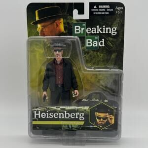Walter White Heisenberg 6" Figure w/ Money Bag Mezco RARE 2013 Breaking Bad